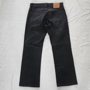 LEVI'S 559 Mens Charcoal Grey Relaxed Fit‎ Straight Leg Denim Jeans Men's 33x30